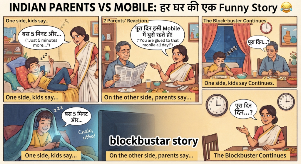 Indian Parents vs Mobile